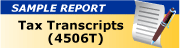 4506-T Tax Transcripts