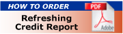How to order refeshing credit report