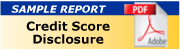 credit score disclosure sample